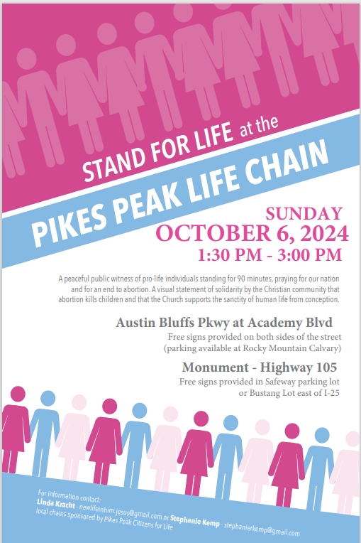 Stand for Life at the Pikes Peak Life Chain